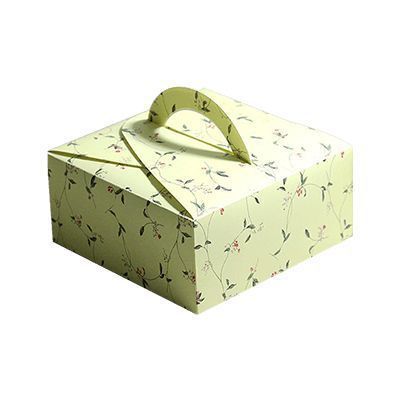 Cake Paper Box Wholesale Transparent Clear Moon Wedding Cup Cake Box With Handle Cake Packaging