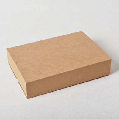 Matte varnish food paper box customized size OEM logo eco friendly kraft cardboard divided chocolate box packaging