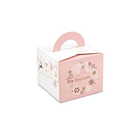 Cake Paper Box Wholesale Transparent Clear Moon Wedding Cup Cake Box With Handle Cake Packaging