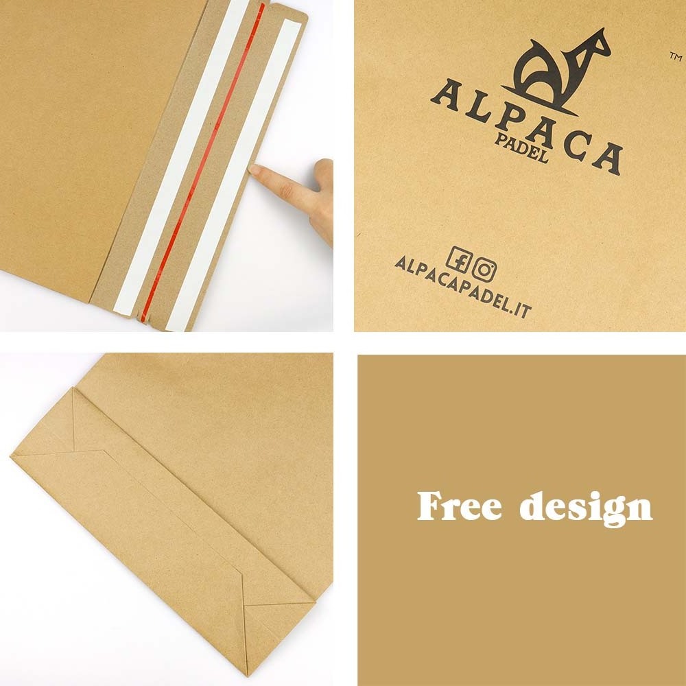 Eco Custom Printing Shipping Mailers Rigid Cardboard Paper Envelope