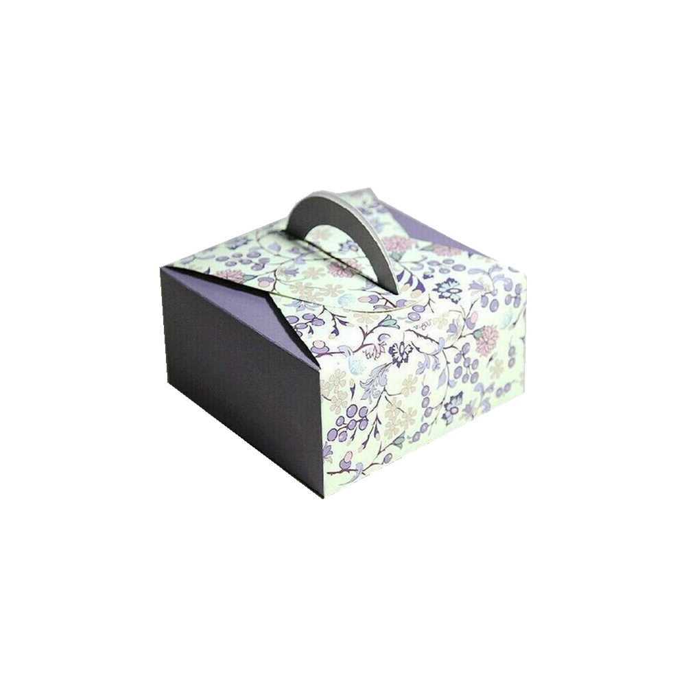 Cake Paper Box Wholesale Transparent Clear Moon Wedding Cup Cake Box With Handle Cake Packaging