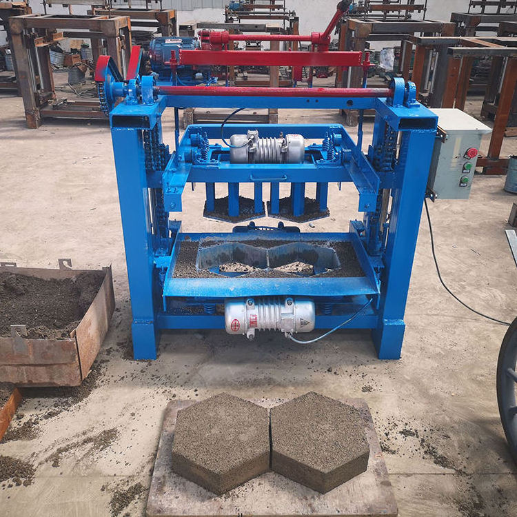 Small Block Machine Manual Semi-Automatic Hollow Cement Concrete Block Brick Making Machine Price In Philippines