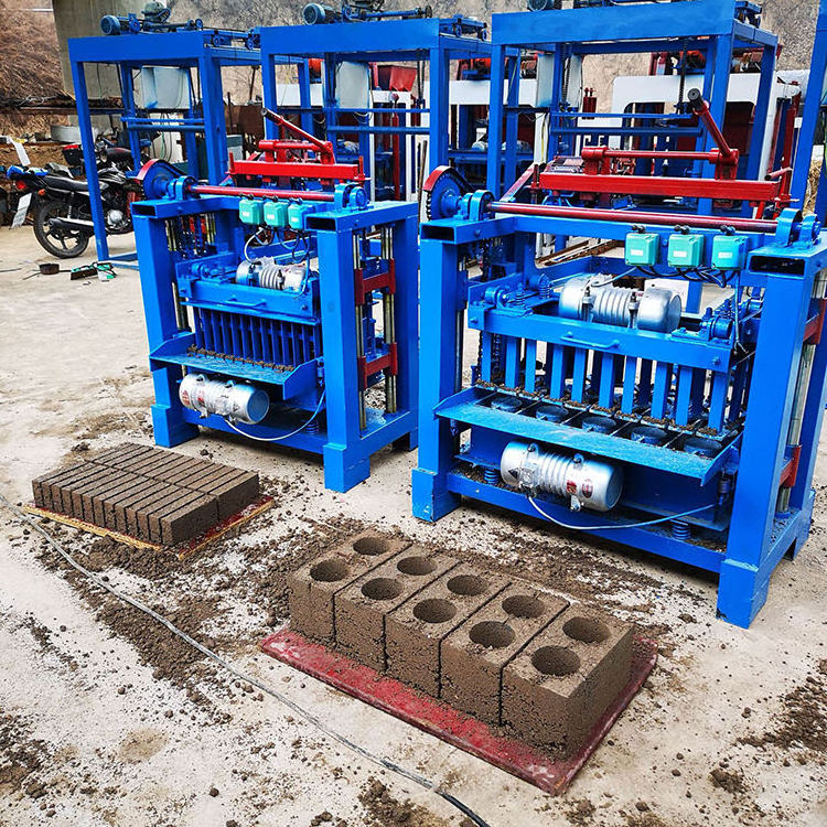 Small Block Machine Manual Semi-Automatic Hollow Cement Concrete Block Brick Making Machine Price In Philippines