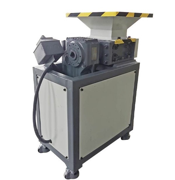 Double Shaft Shredder for Sale Portable Beverage Bottle Crusher Small Mini Waste Plastic Wood Metal Scrap Shredder Machine Price