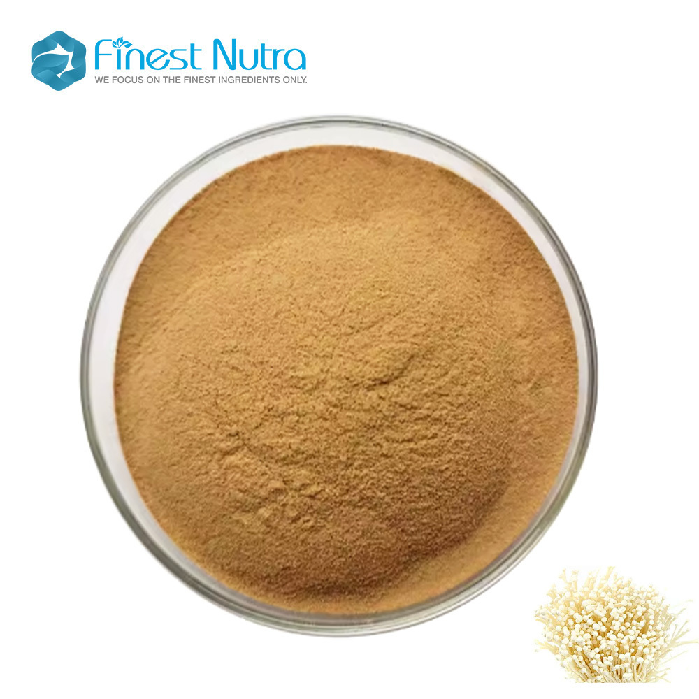 Finest Supply Enoki Mushroom extract 30% Polysaccharides Enoki Mushroom extract powder