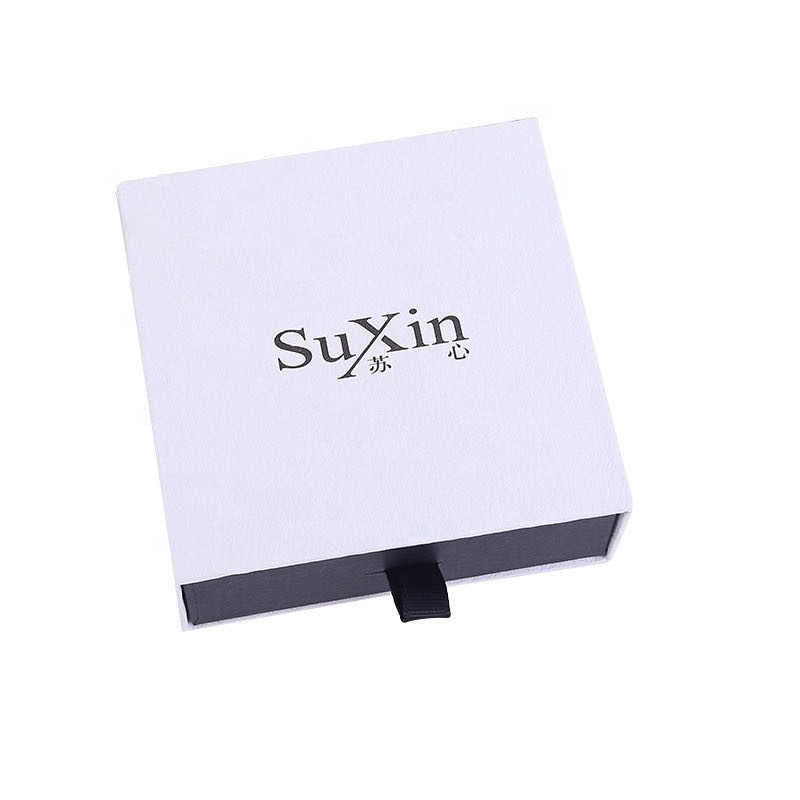 Custom Paper Drawer Jewelry Packaging Box Bow paper boxes for jewelry packing