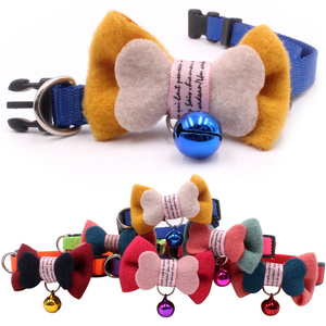 Finestyle Wholesale quality cheap price cute fashion pet dogs puppy knitting Christmas new year scarf