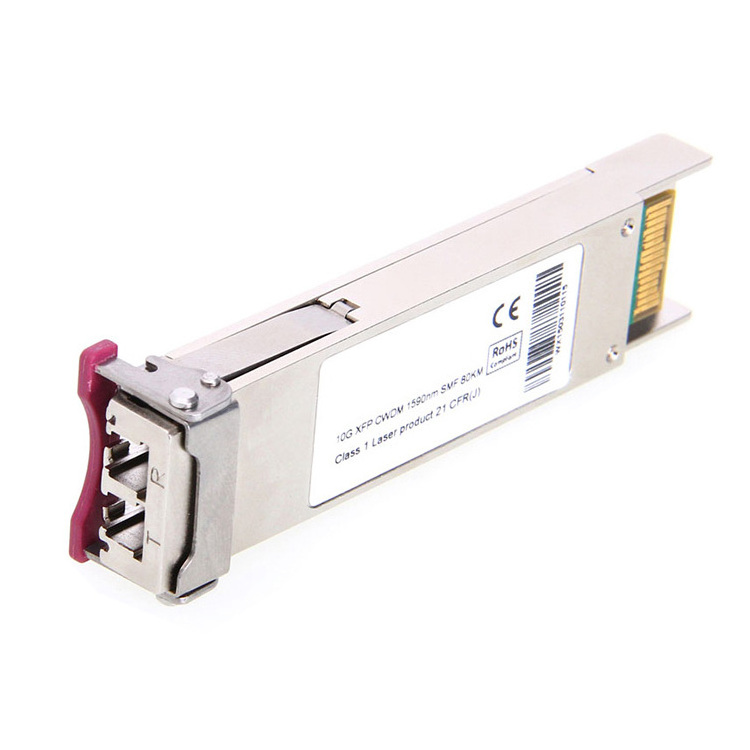 Good Quality Telecom Long Haul 10G XFP CWDM 1590Nm 80KM DOM SMF LC Duplex Optical Transceiver Module