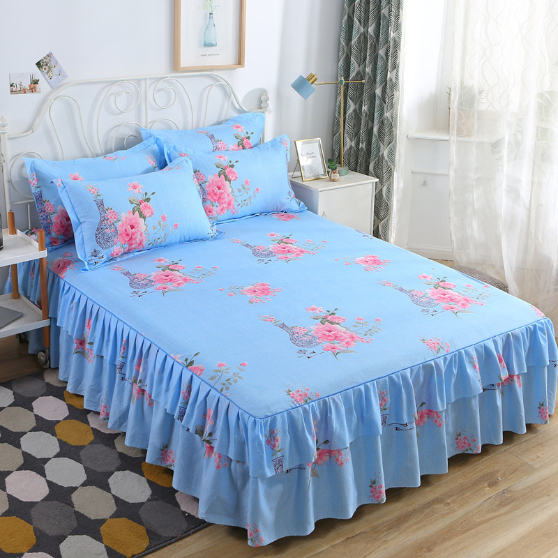 Widely Used Made In China Modern Design Colorful Warm Bed Skirt Dust Ruffles