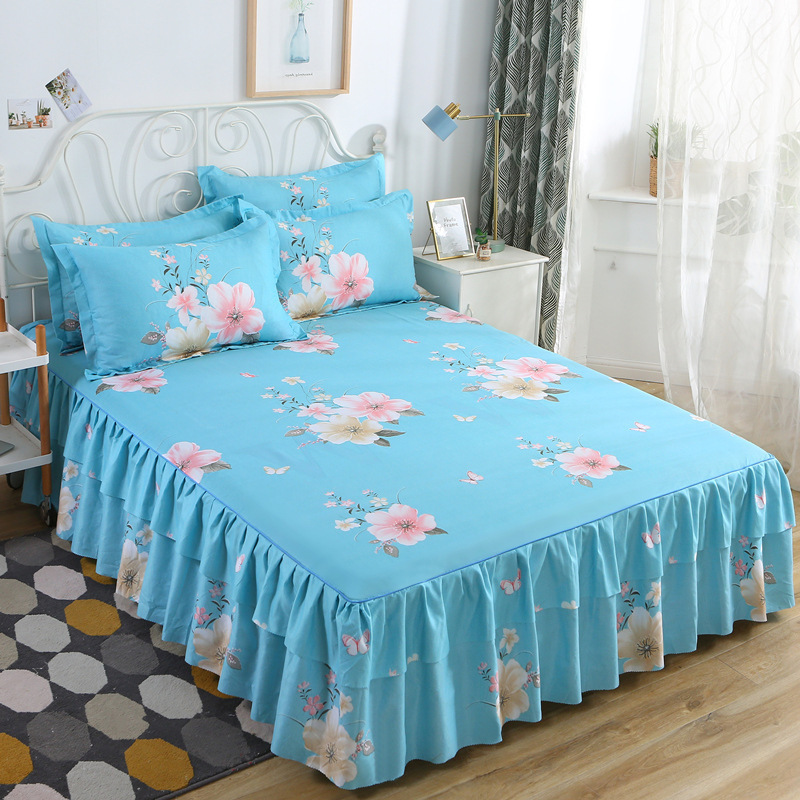 Widely Used Made In China Modern Design Colorful Warm Bed Skirt Dust Ruffles