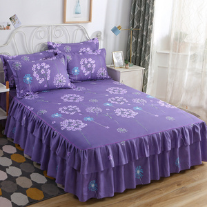 Widely Used Made In China Modern Design Colorful Warm Bed Skirt Dust Ruffles