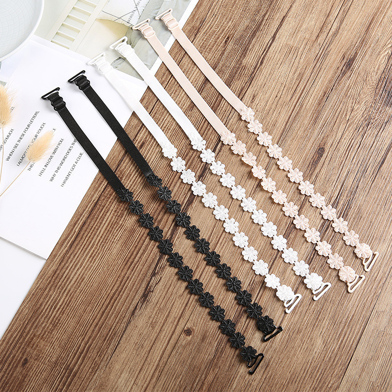 FINETOO 2024 New Women Bra Strap Elastic Shoulder Adjusted Straps With Followers Fashion Young Girl Strap