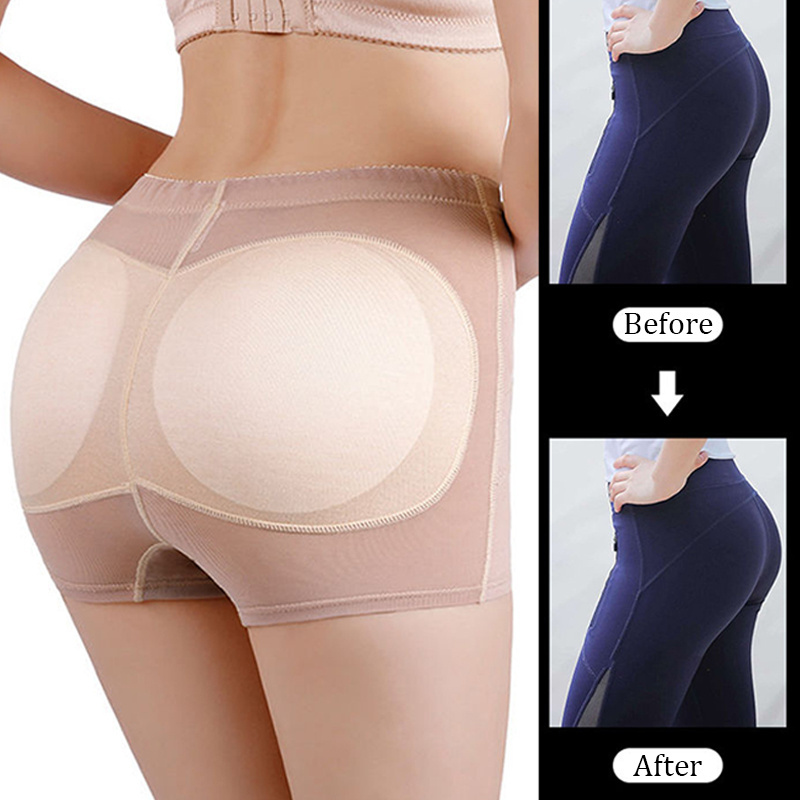 FINETOO Women Body Shaper Butt Shaper Push Up Butt Lifter Sexy Mesh Panties Comfort Transparent Briefs Girls Intimate Lingerie