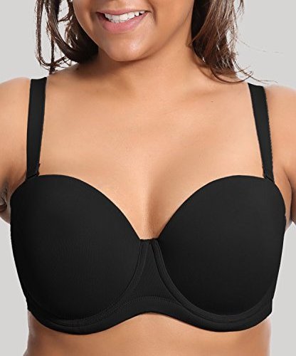 Finetoo Breast Lift Invisible Anti-Slip Wireless bra Push Up Strapless Full Support Non-Slip Convertible Bandeau Bra G Cup