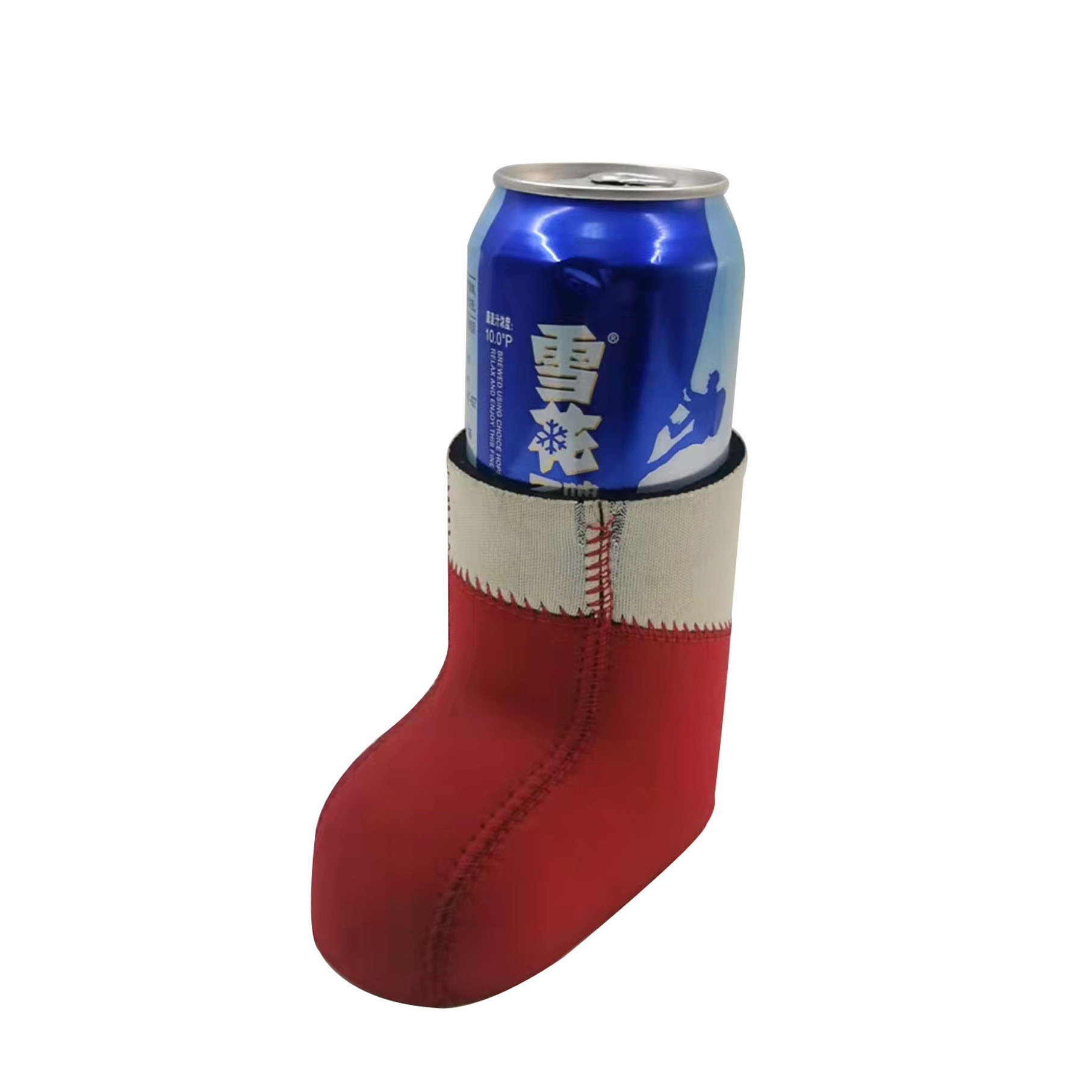 Collapsible Insulated 12oz Can Cooler Wine Beer Bottle Sleeve Neoprene Custom Logo Printing Stubby Holders