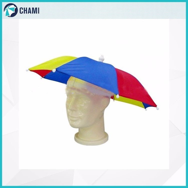 China outdoor small head umbrella, mini umbrella hat, sunshade hat umbrellas