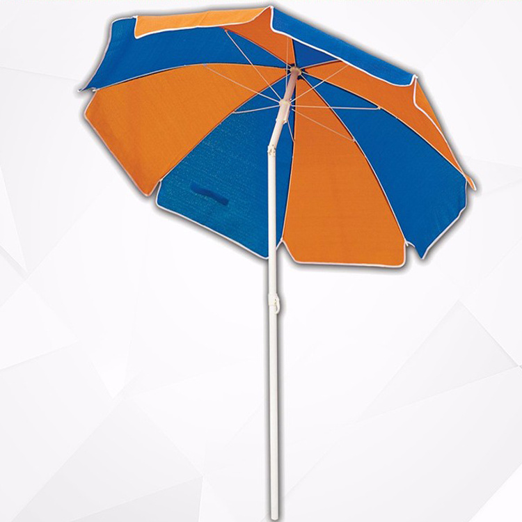 Custom Garden Folding Sun Patio Parasol Rainbow Outdoor Beach Umbrella