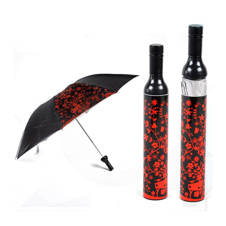 China professional wholesale wine bottle umbrella