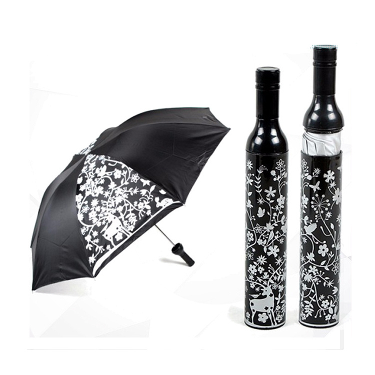 China professional wholesale wine bottle umbrella