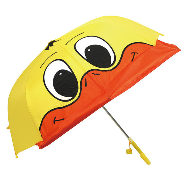 High creative unusual cartoon duck kids umbrella