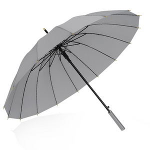 16ribs large size  straight umbrella for women