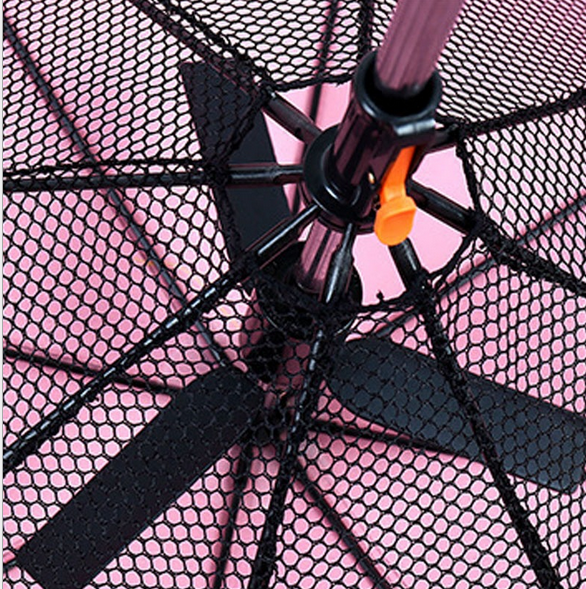 Good Reputation Beautiful Auto Open Straight Umbrella With Fan