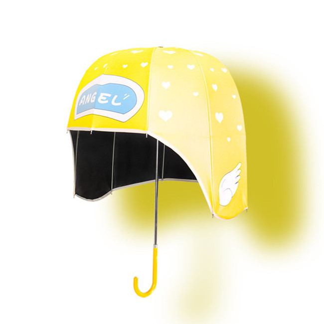 Creative Hat Helmet  Covering Sun Cartoon Adult And Kids Hat Umbrella