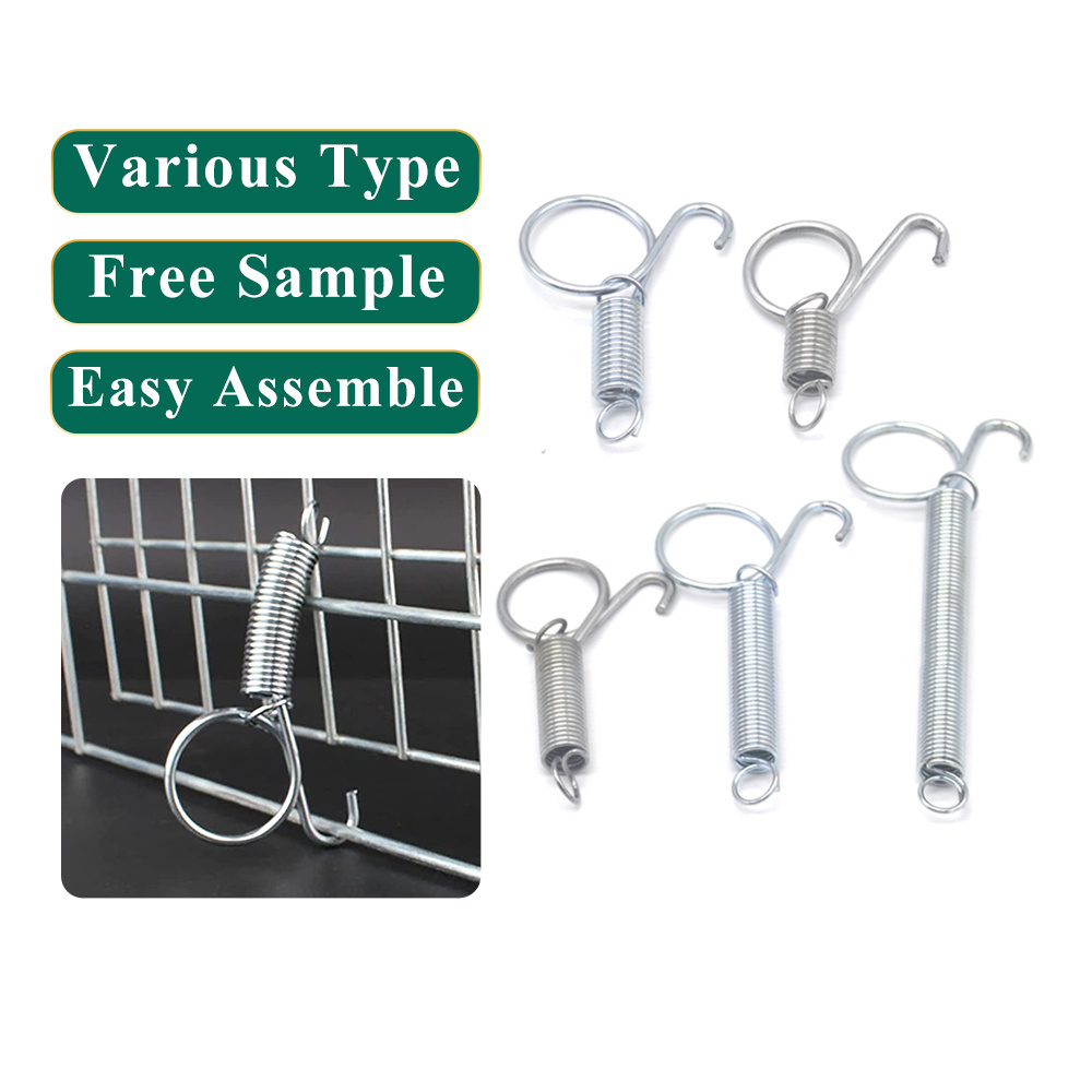 Latches Rabbit Door Cage Lock Spring Tension Spring HooK