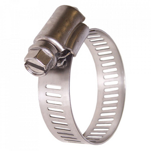 High pressure hydraulic all stainless steel hose pipe band 5mm clamp