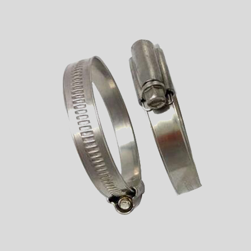 High pressure hydraulic all stainless steel hose pipe band 5mm clamp