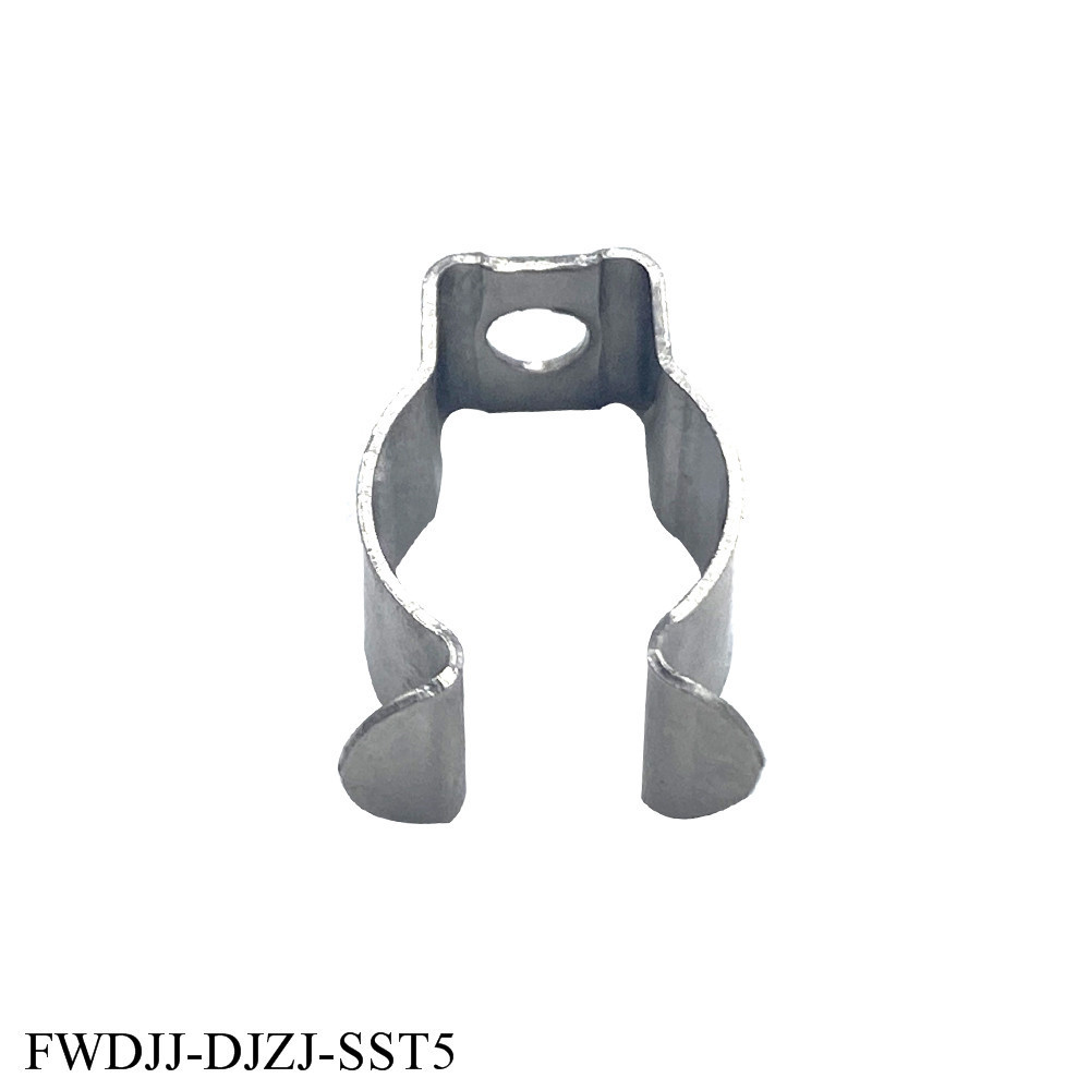 Wholesale  galvanze fluorescent lamp accessories T4/ T5 bracket fixed hold lamp metal clip spring clip buckle