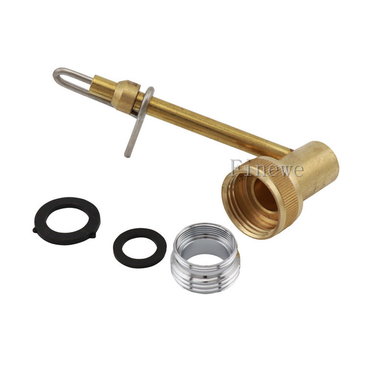 Brass Jet Carboy & Bottle Washer Faucet Adapter Home Brew Water Jet Beer Making