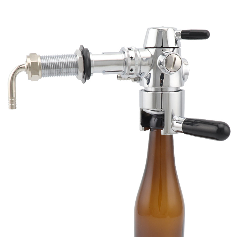 Counter Pressure Beer Glass Bottle Filler Remove Foam Bottle Filling Machine Homebrew Bar Drinking Beverage