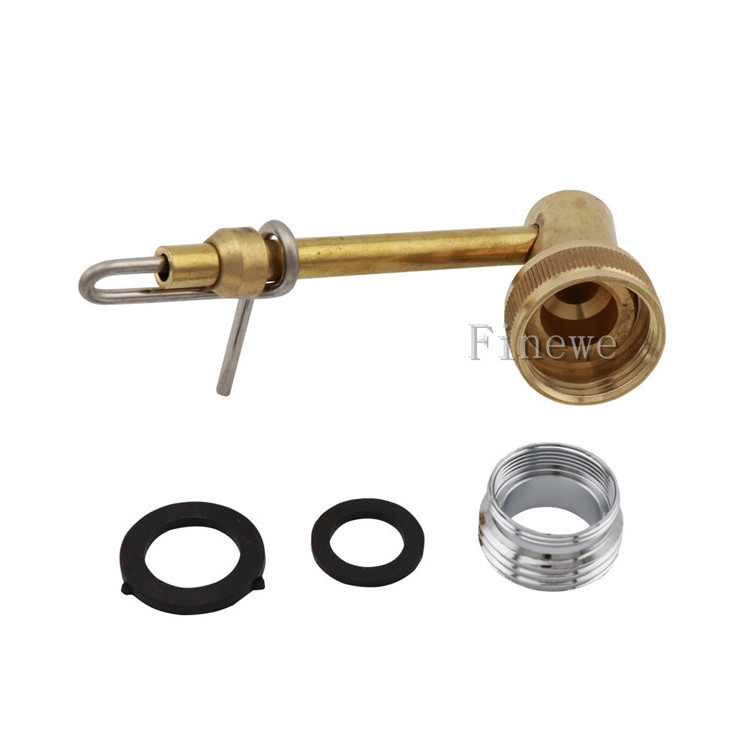 Brass Jet Carboy & Bottle Washer Faucet Adapter Home Brew Water Jet Beer Making