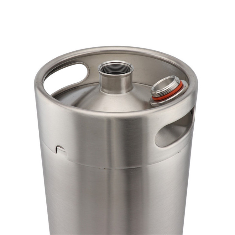 10L Mini Keg Stainless Steel Beer Growler Homebrew Kegerator Draft Beer Dispenser