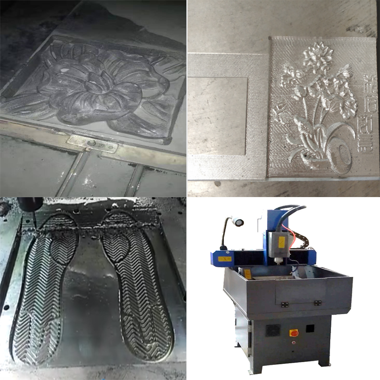 6060 CNC Mini small metal mould milling engraving router machine 3 axis portable for moulding aluminium metal