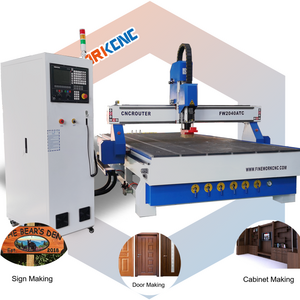 Auto tool change 1325 2030 2040 cnc 4 axis ATC wood aluminum cnc router machine price