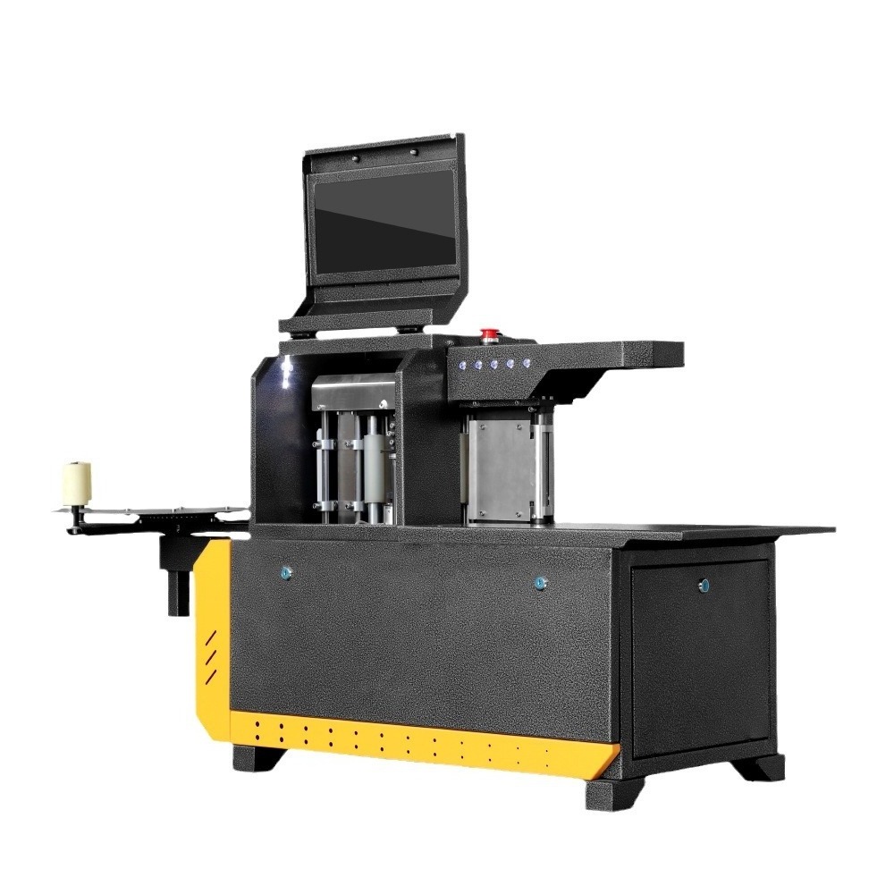 advertising metal steel aluminum coil automatic profile 3D LED channel letter channel strip bending bender machine for signage