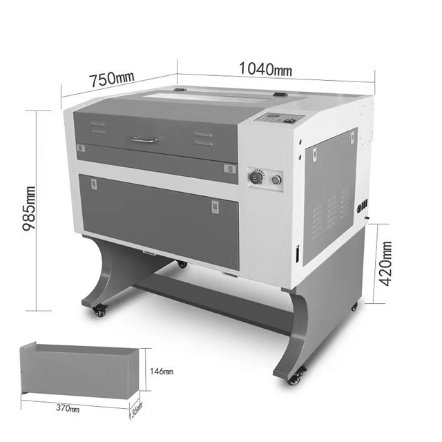 Ruida System 40w 50w 80w 600*900mm Cnc 1325 Co2 Mini Laser Engraving Cut Cutter Cutting Machine For Wood