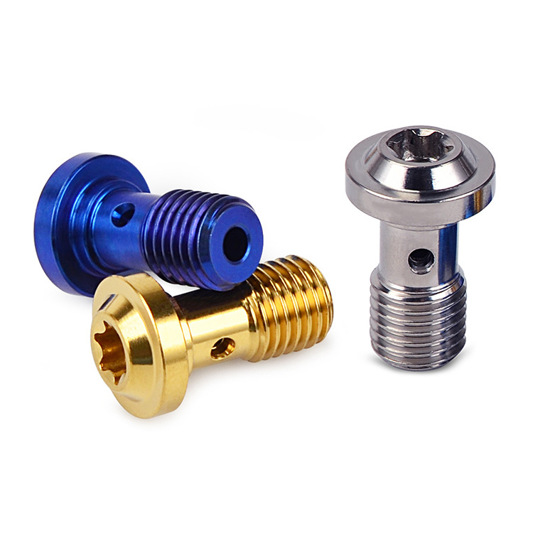 Custom Titanium Alloy Bolt Screw Hexagon Flange Head Gr5 M3 M6 M8 Titanium Screw