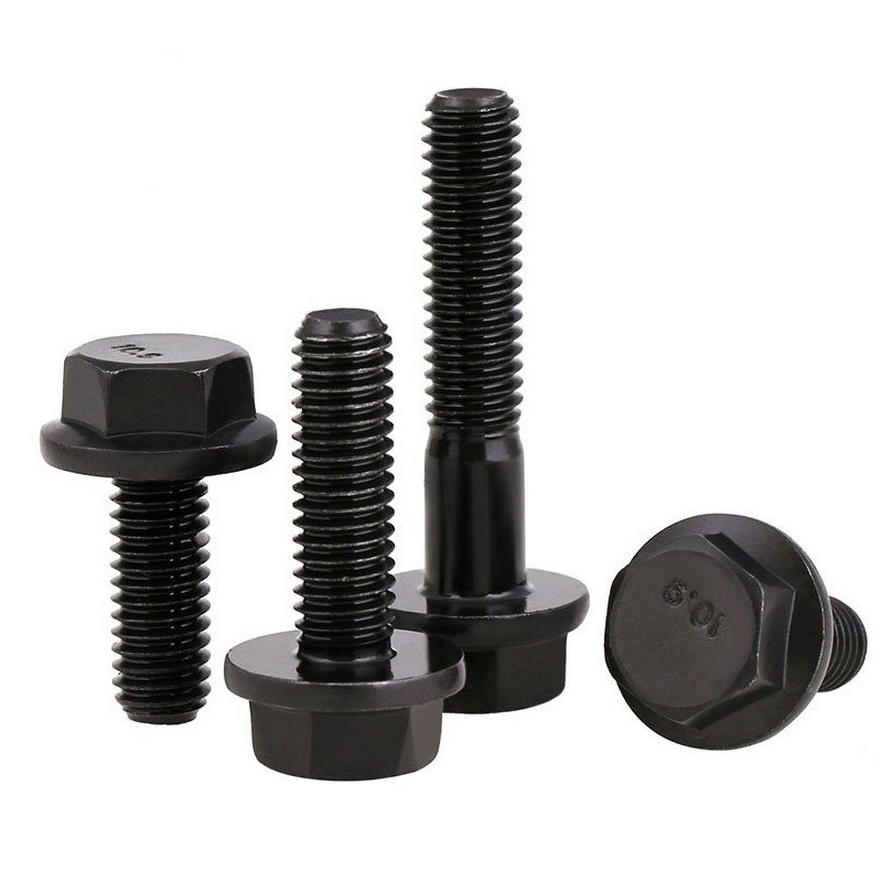 Full tooth flange bolts, flange surface pad screws, flower tooth carbon steel galvanized bolts