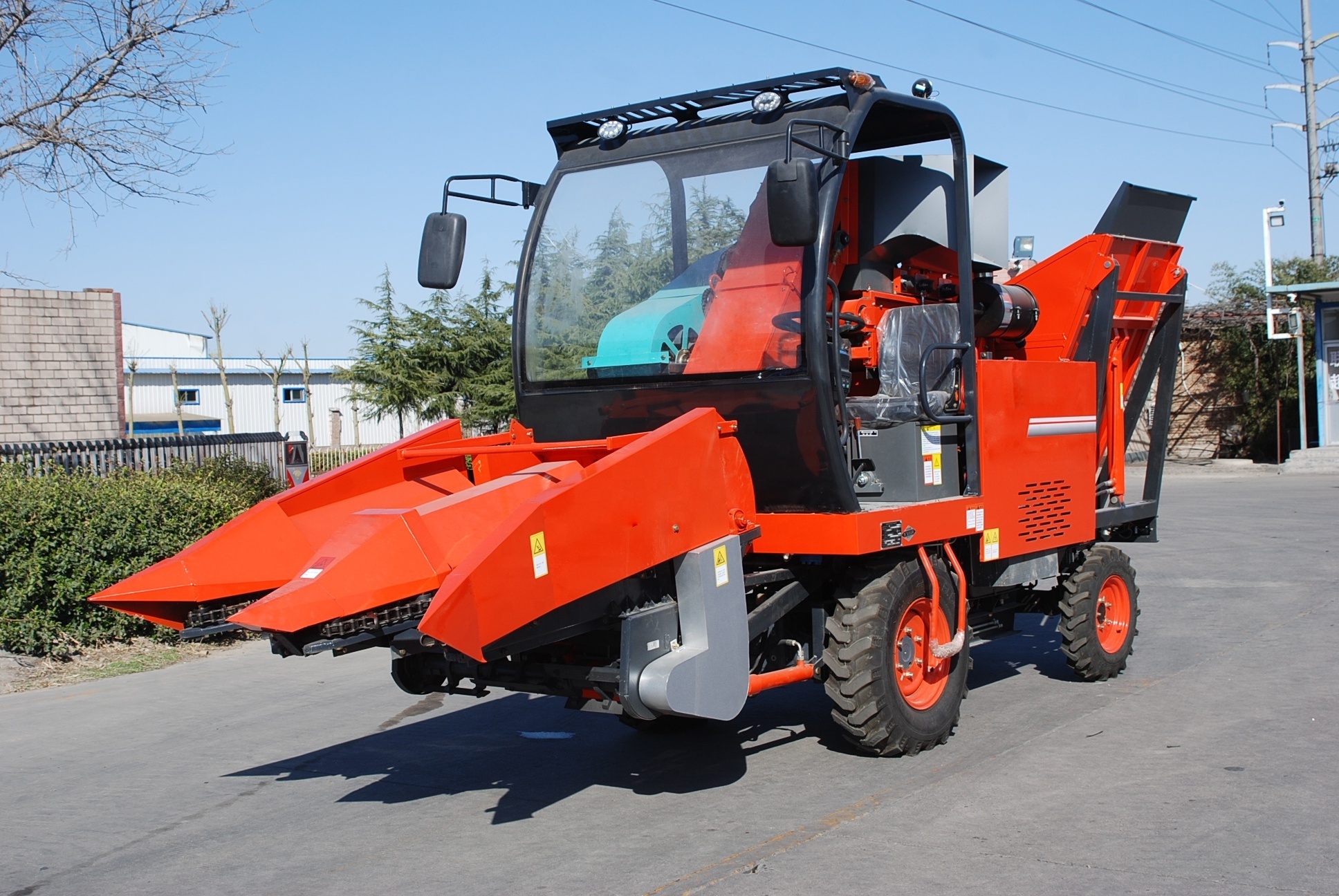 ear corn picking 2 row combine harvester for sale