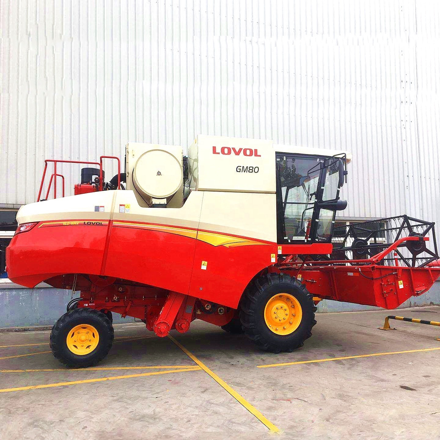 GM100 Lovol Corn Harvesting Combine Harvester Agricultural Machinery Soybean Wheat Combine Harvester