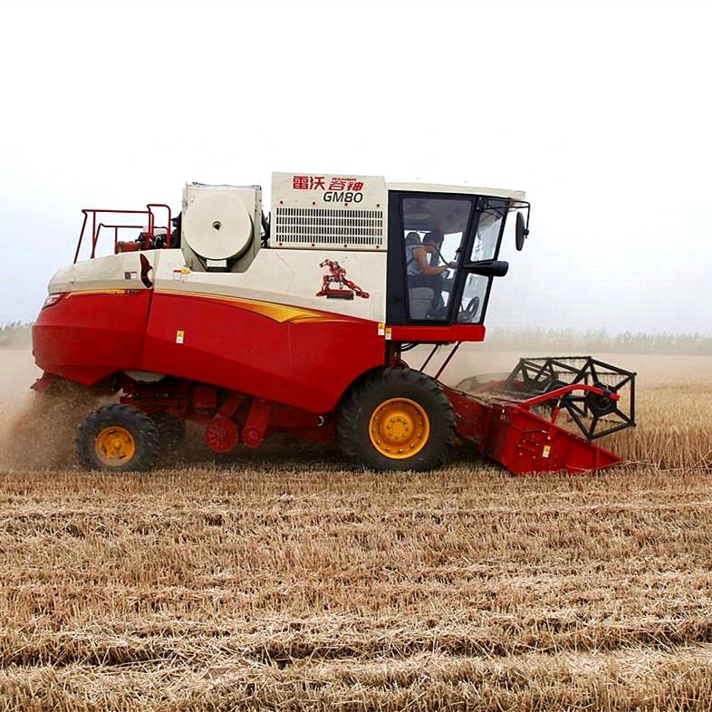 GM100 Lovol Corn Harvesting Combine Harvester Agricultural Machinery Soybean Wheat Combine Harvester