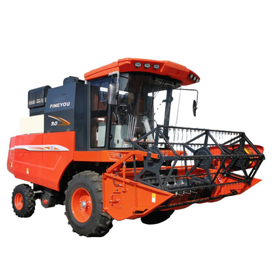 wheat cutter harvester self-propelled oat grain combine harvester