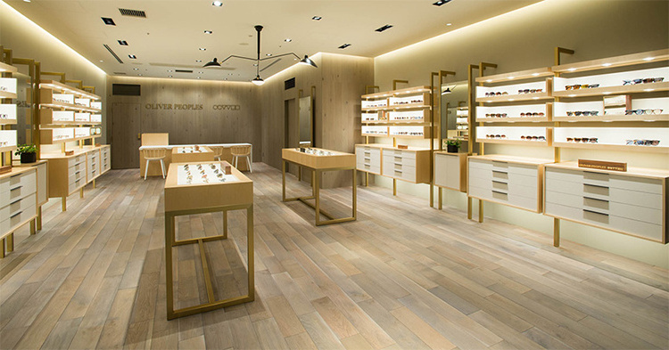 Classic Style Optical Eyewear Shop Fittings Optical Showroom Design Display