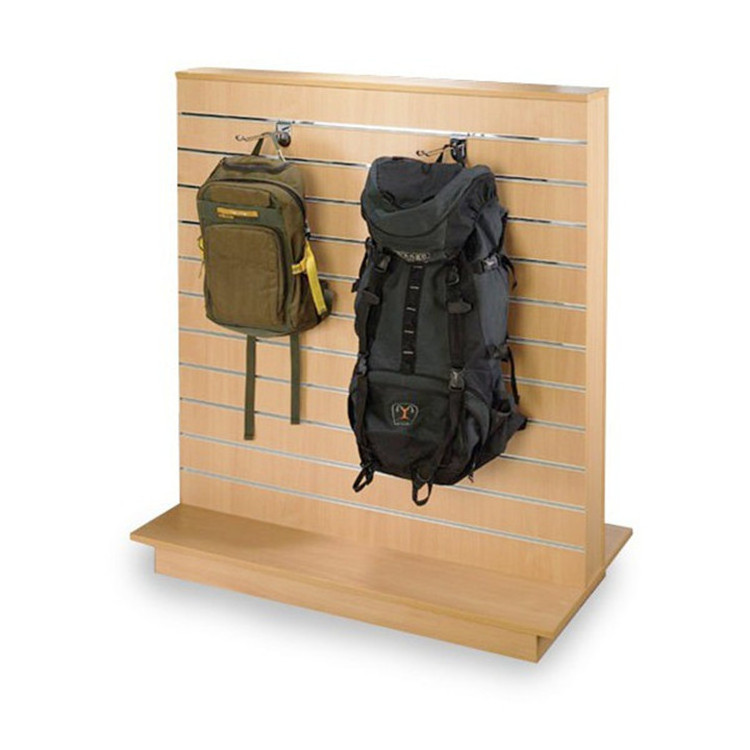 High Quality Customized Floor Standing Backpack Wall Mounted Display Hanging Backpack Wall Display