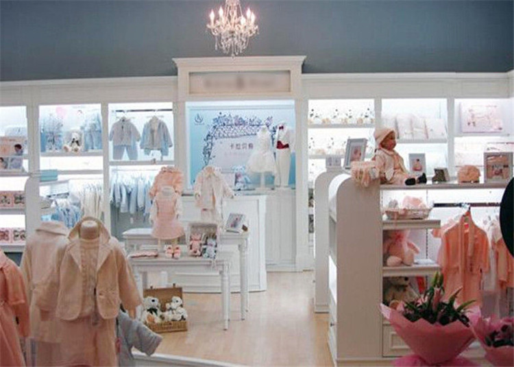 Baby Clothes Shop Display Stand Furniture In Children's Stores Clothes Display Rack For Kids