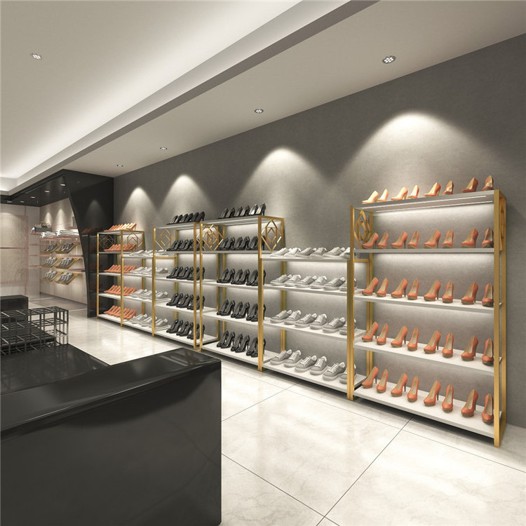 Shoe Store Display Racks For Shoes Showroom Design Shoes Rack Walls