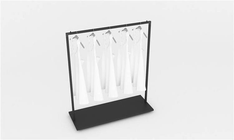 Metal Hanging Clothes Mens T Shirt Suit Display Racks For Shop